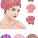 Saç Kurutma Bonesi Kafa Havlusu Duş Bonesi Mikrofiber