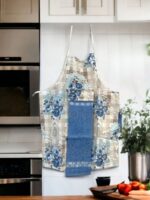 Havlulu Mutfak Önlüğü Leke Tutmaz Sıvı Geçirmez - Görsel 3