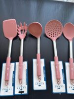 IVORY Yanmaz Yapışmaz Çelik Saplı Silikon Kaşık - Görsel 3