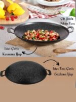 Falez Black Line 34cm Döküm Kavurma Tavası - Görsel 2