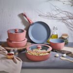 FALEZ AURIS X LARGE 9 PARÇA SET PEMBE ( ÜCRETSİZ KARGO )