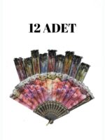 Nostaljik Yelpaze 12li - Görsel 3