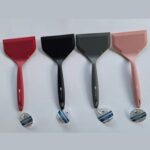 IVORY Sert Uçlu Isıya Dayanıklı Yanmaz Yapışmaz Silikon Kaşık -Geniş Ağızlı Spatula