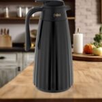 Falez Cam Termos 1.5Lt  Siyah