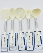 IVORY Yanmaz Yapışmaz Çelik Saplı Silikon Kaşık - Görsel 4