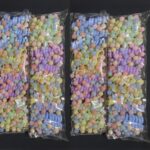 Renkli Yaylı İnci Toka (12 Adet)