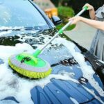 Mikrofiber Çok Fonksiyonlu Teleskopik Sopalı Oto Araba Yıkama Temizleme Fırçası Mopu