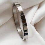 Çelik Cartier Model Bileklik -Gümüş