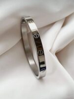 Çelik Cartier Model Bileklik -Gümüş