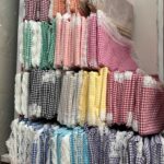 170×170 Güpürlü Pamuklu Sofra Bezi/Masa Örtüsü Pötikare -SARI