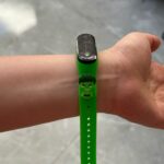 Figürlü Led Çocuk Saati Dokunmatik Ekranlı Su Geçirmez Saat -YEŞİL