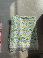 150×150 Leke Tutmaz Güpürlü Jarse Sofra Bezi/Masa Örtüsü-karma
