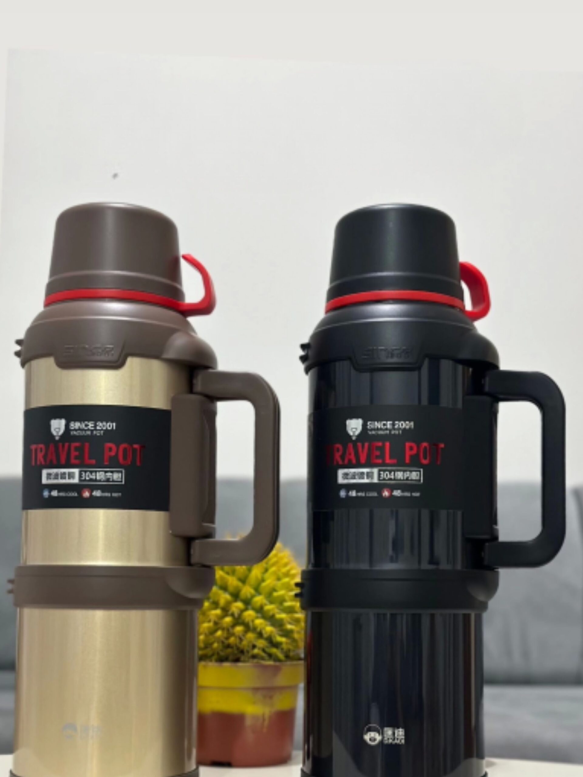 Paragraf metniniz (80) 4 Litre Paslanmaz Çelik Dağcı Termos- Siyah - Görsel 1