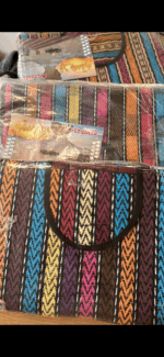 Katlanabilir Çanta Hasır Kilim