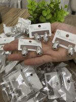 Yağmur damlası çelik küpe - Görsel 5