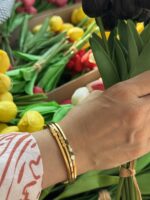 Gold renk çelik bileklik - Görsel 2