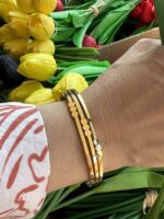 Gold renk çelik bileklik