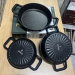 ZENA Döküm Granit Kaplama ( 3 lü )Döküm Sahan Seti ( 18-20-22 no)