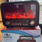 Nostaljik Işıklı şömineli Bluetooth Hoparlör radyo